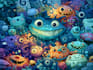 draw a full cartoon illustration