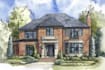 custom digital watercolor house