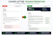 write a professional personalized cover letter
