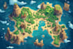 draw a unique vector or isometric map