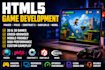create HTML5 games using phaser, pixijs, construct 3, mugen engine, webgl game