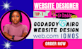 design godaddy airo website redesign godaddy website web com ionos setup