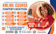 create online course content course creation training manual and ebook writing