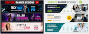 design professional business banner, web banner