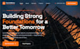 design construction, handyman website, cleaning, roofing website