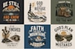do custom christian typography t shirt and graphic design