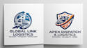 create a professional transport and trucking logo