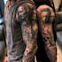 draw an awesome tattoo sleeve art
