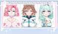 anime vtuber ref sheet vtuber oc live2d character sheet, custom anime oc sheet