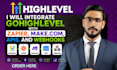 integrate gohighlevel with zapier, make com, apis, and webhooks