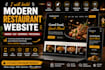 create a professional website for resturant