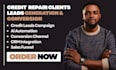 setup credit repair leads, sales funnel, automation and conversion system
