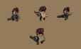 draw isometric pixel art 2d game character pixel game environment pixel tilesets
