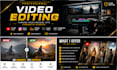 edit youtube, reels, wedding and vlog videos