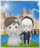 do a caricature wedding invitation