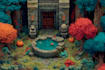 design 2d game concept art background and environment