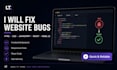 fix HTML CSS javascript react nodejs bugs professionally