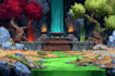 design 2d game concept art, background and environment