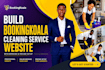build bookingkoala cleaning service website with booking and pricing setup