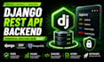 develop django rest api backend for your saas or web app