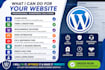 fix wordpress bugs errors and customize elementor website