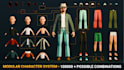 do game ready low poly modular characters
