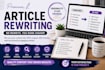 rewrite and proofread your article