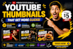 design professional youtube thumbnail in canva
