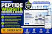build or redesign premium fda complaint peptide website supplement sarms store