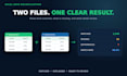 compare reconcile and match data between excel files