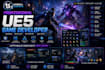 create unreal engine 5 multiplayer game, combat system, blueprint level design