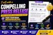 press releases that are ready for PR distribution and designed