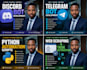 build discord, telegram bots, web scraping and task automation