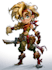 design 2d game character illustration