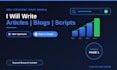 write engaging youtube scripts, blog posts, and SEO articles