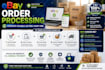 handle ebay dropshipping order processing and customer service