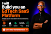 build your edtech saas full stack platform with nextjs supabase claude code