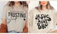 create custom christian t shirt design with bible verses