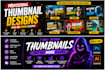 create gaming and bussiness thumbnails