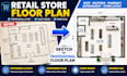 design retail store shop boutique and pharmacy floor plan layout
