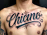 design an awesome chicano lettering tattoo