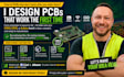 do pcb design, schematic, layout and 3d cad for stm32 esp32 arduino