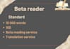 do services of beta reading