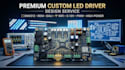 design a complete led driver with dmx rdm dali analog  wifi interface