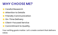 write SEO blog posts and articles