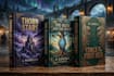 create an epic fantasy book cover