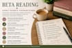 be your beta reader and provide honest feedback