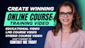 develop online course content, onboarding training content, lms course creation