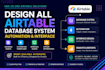 design all  airtable database system automation and interface