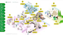 create illustrated and interactive map for you
